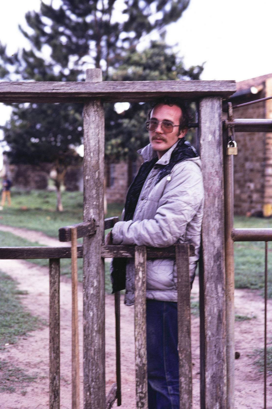 Here's Tim Rivett, photographed on the 1981 South American trip.