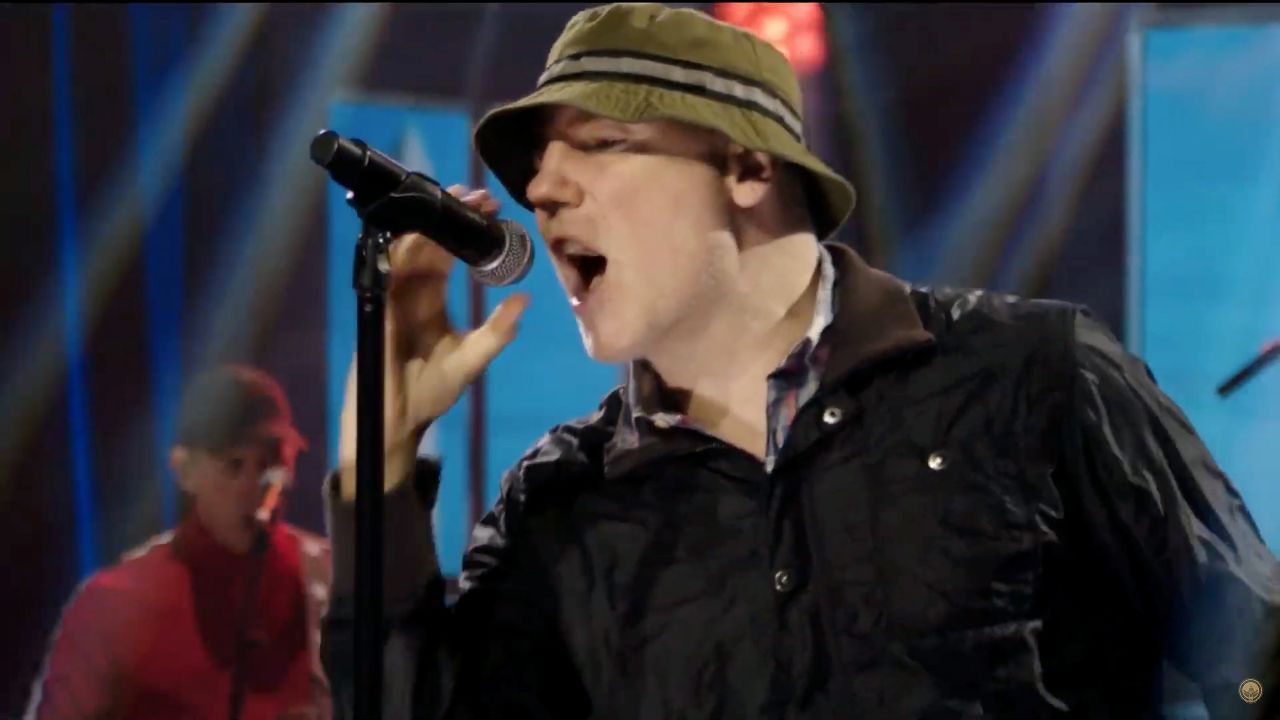 Gregg Alexander of the New Radicals performs during the Virtual Parade Across America on January 20.