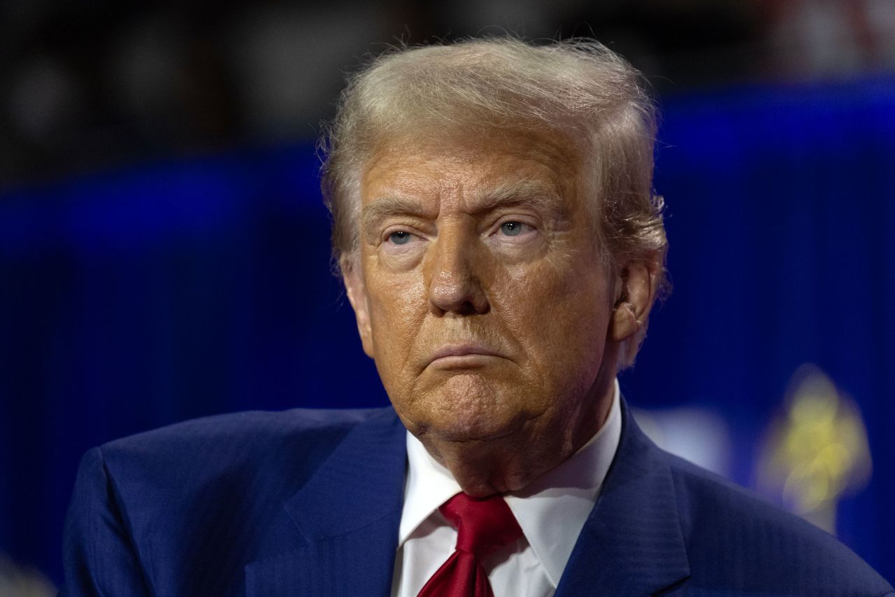 Former President Donald Trump holds a town hall campaign event on August 29 in La Crosse, Wisconsin. 