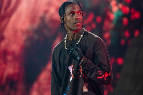 Travis Scott performs at the Astroworld Music Festival on November 5, in Houston, Texas.