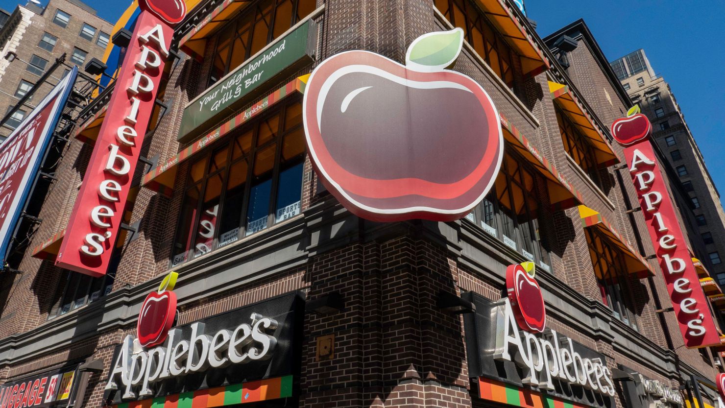 An Applebee's restaurant in Times Square, New York City, in May 2022.