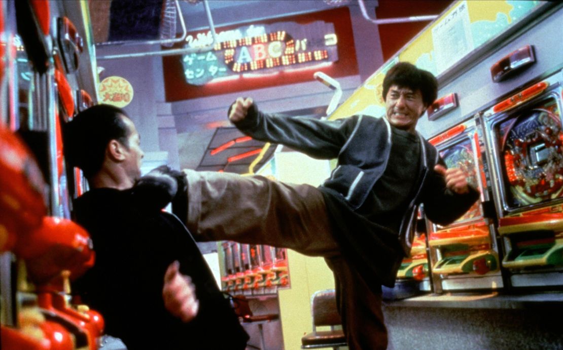 Chan in a scene from 1995 movie "Thunderbolt"
