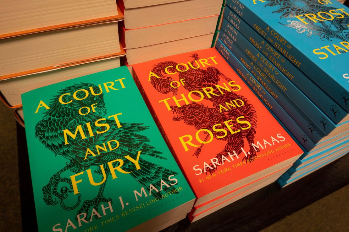 Sarah J. Maas' books — including the wildly popular "A Court of Thorns and Roses" series — have appeared on best seller lists for months straight.