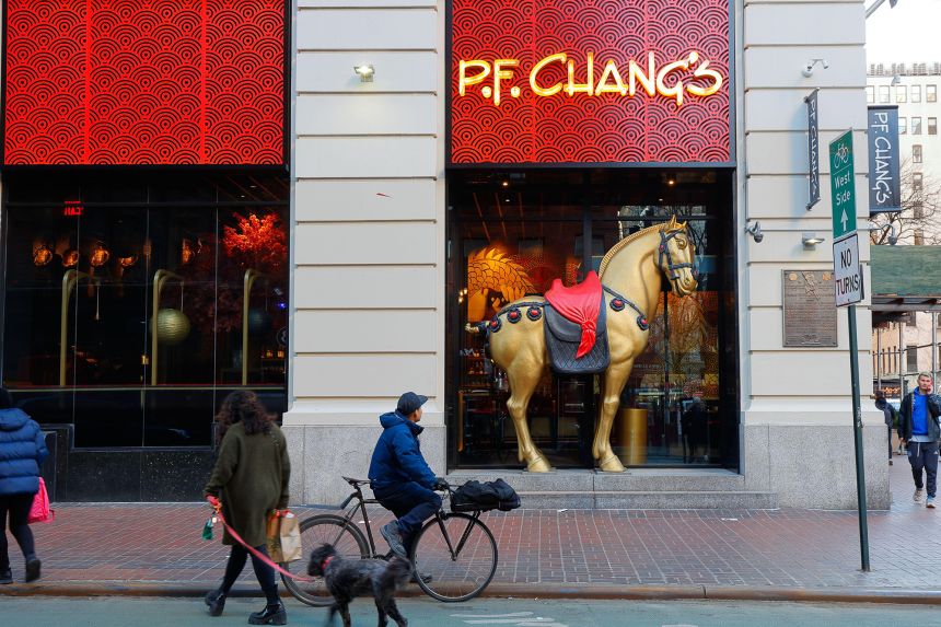A P.F. Chang's restaurant in New York.