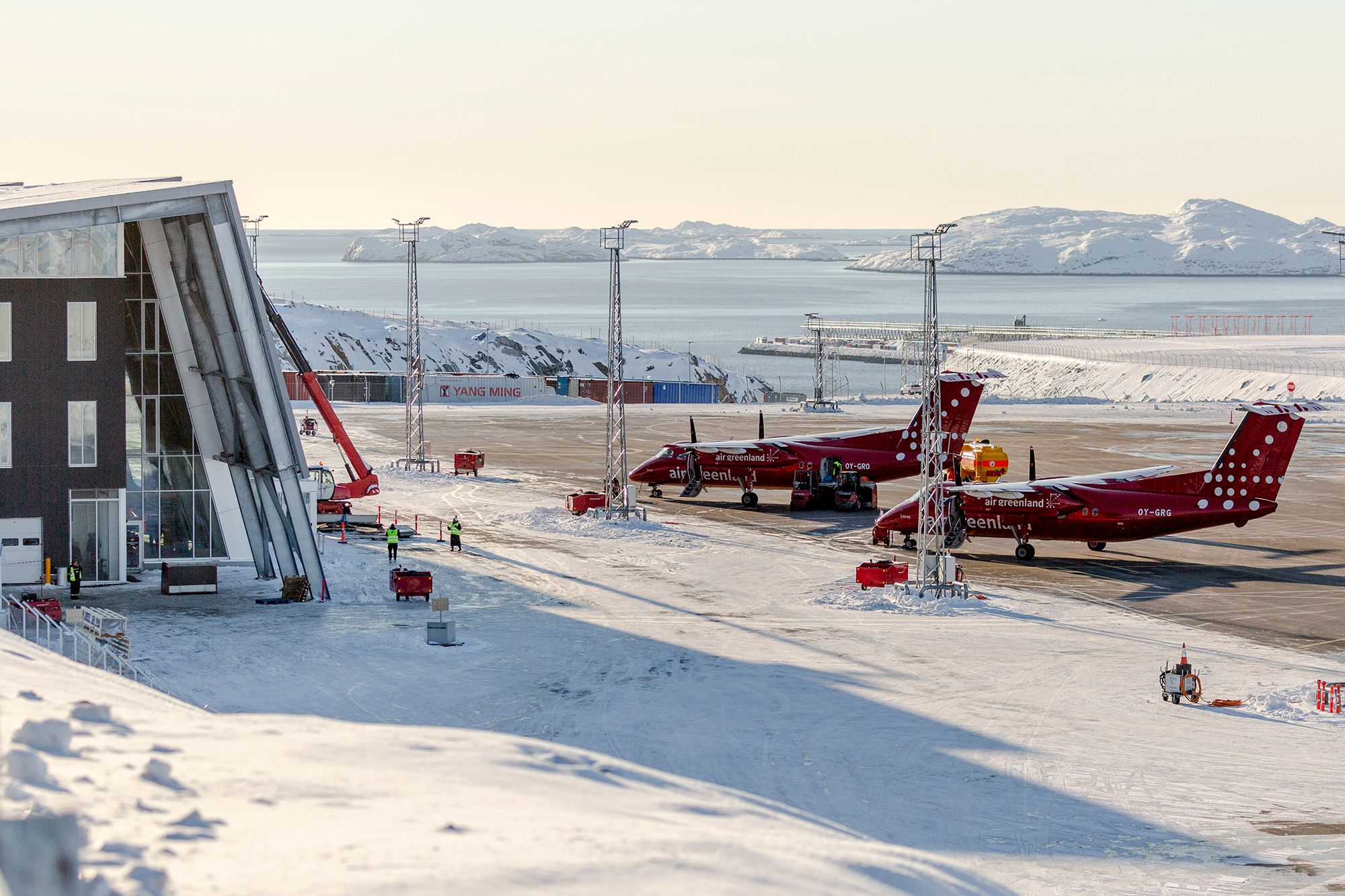 The new Nuuk International Airport will allow larger planes to land at Greenland's capital.