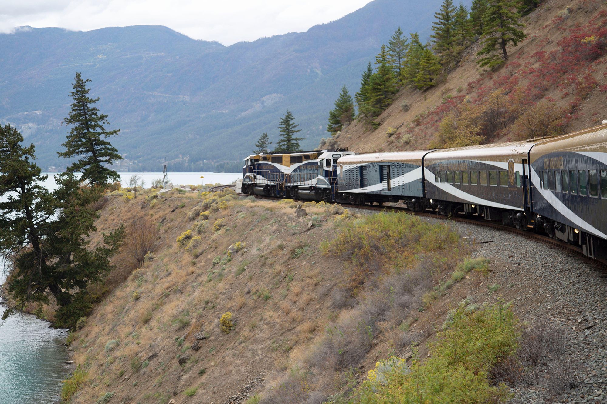 Railbookers' 80-day trip around the world will include a ride on Canada's Rocky Mountaineer train.