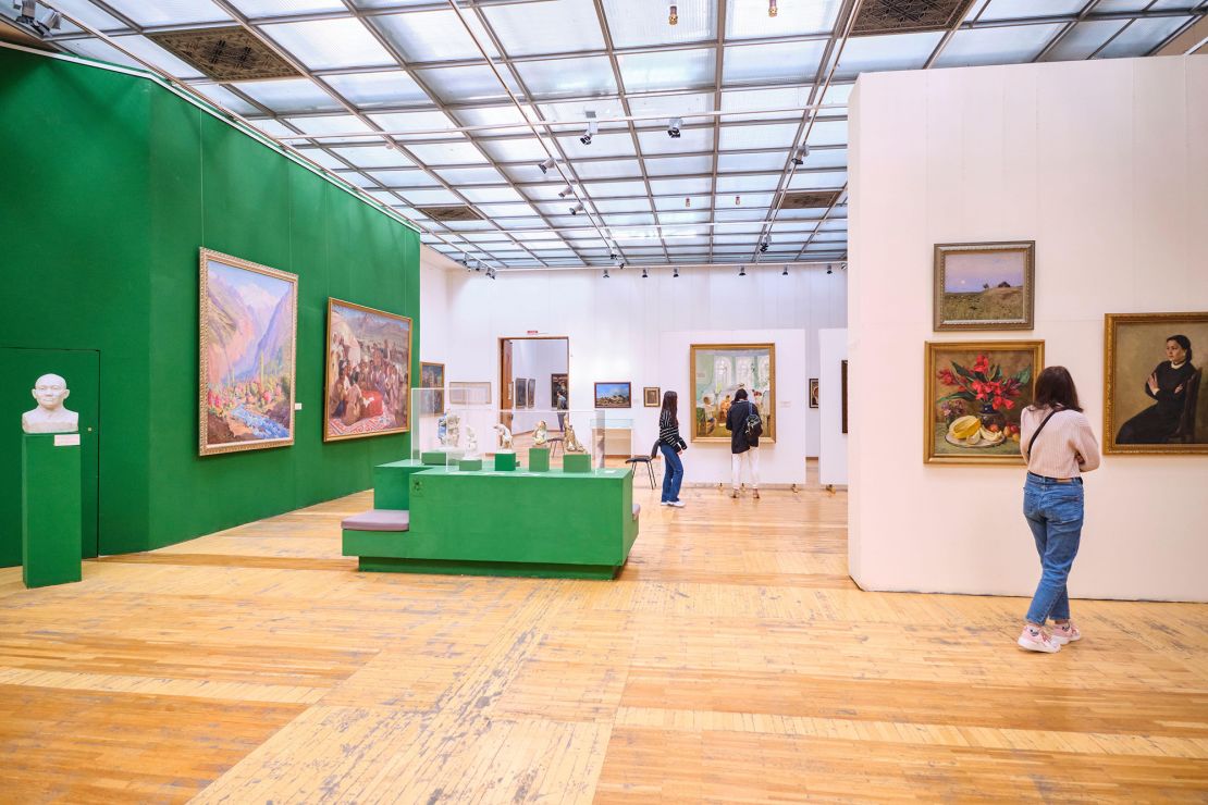 The Abilkhan Kasteev State Art Museum is filled with more than 20,000 works of art.