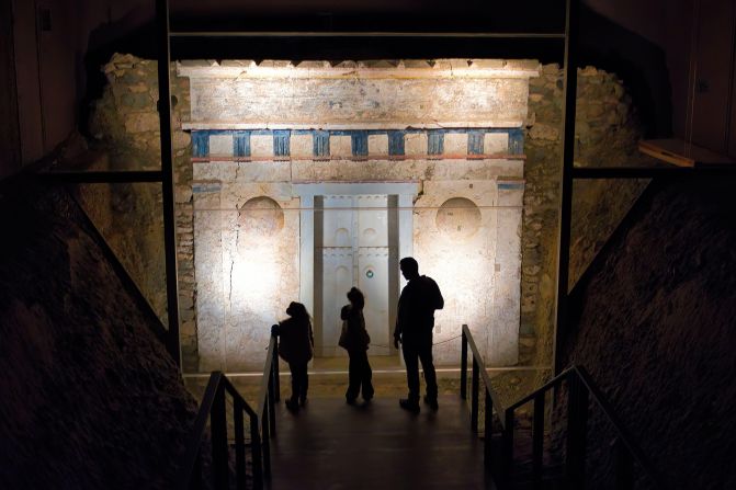 <strong>Paying respects: </strong>The Macedonian empire's ceremonial capital was Aigai, where today you can visit the tomb of Alexander's father, Philip II.