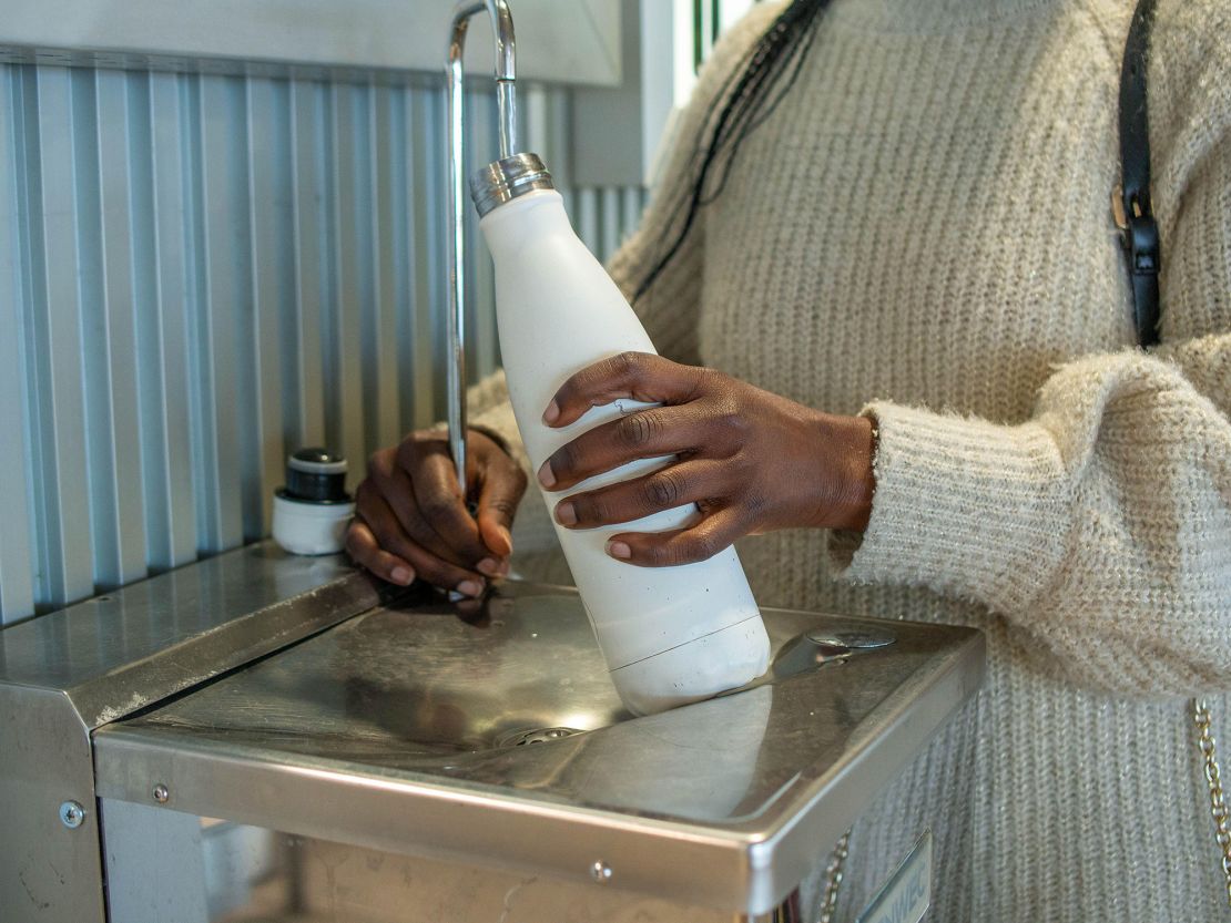 Some travelers question why someone would bother to freeze a bottle of water before their flight given most airports now have free refilling stations.