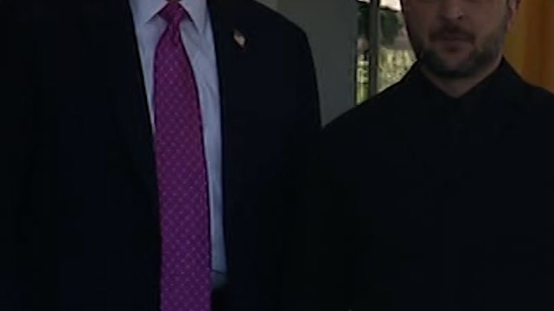 Trump says war should end ‘where they are’ following Zelensky meeting