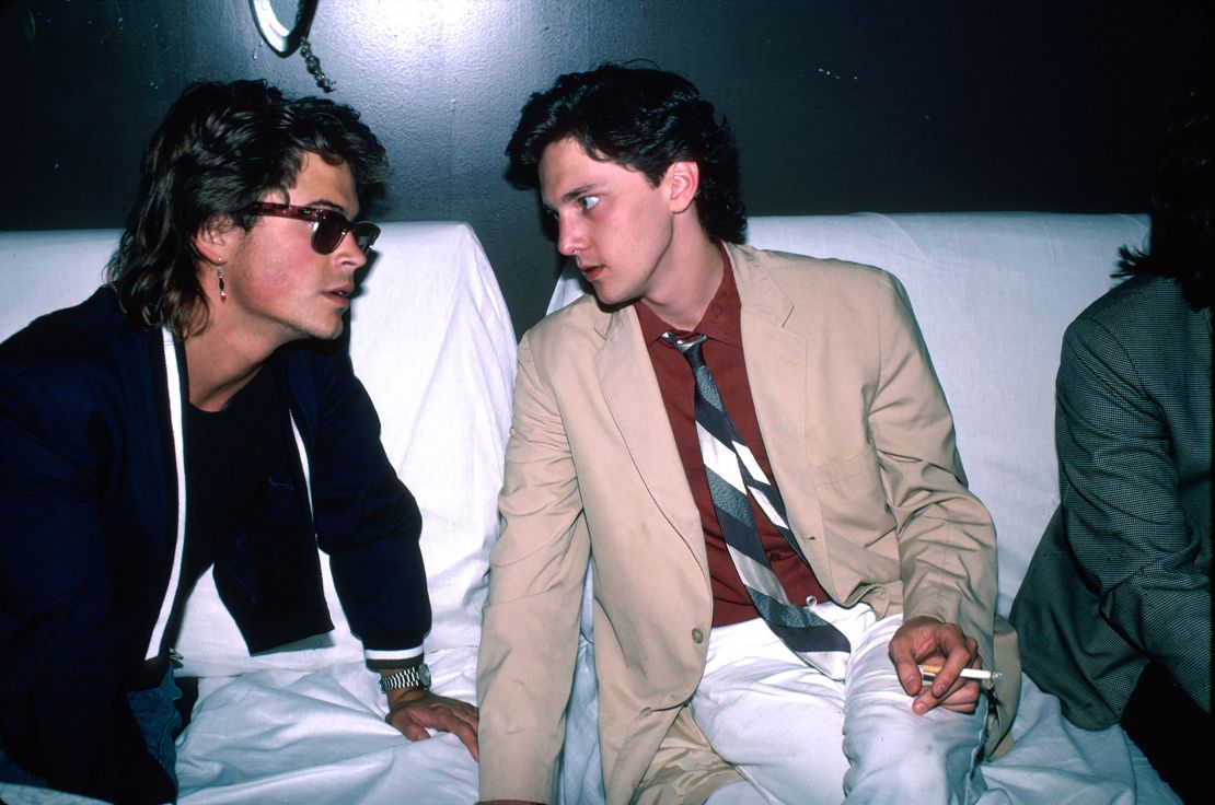 Actors Rob Lowe and Andrew McCarthy