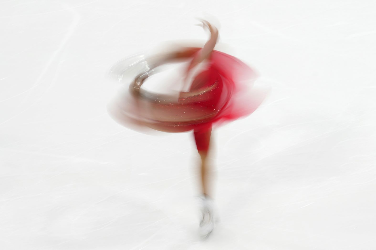 Estonian figure skater Niina Petrõkina performs her short program during the <a href="https://www.olympics.com/en/news/niina-petrokina-bounces-back-to-win-olympic-test-event-as-isabeau-levito-finishes-second-results" target="_blank">Road to 26 Trophy</a>, a competition in Milan, Italy, on Wednesday, February 19. The European champion went on to win the event.