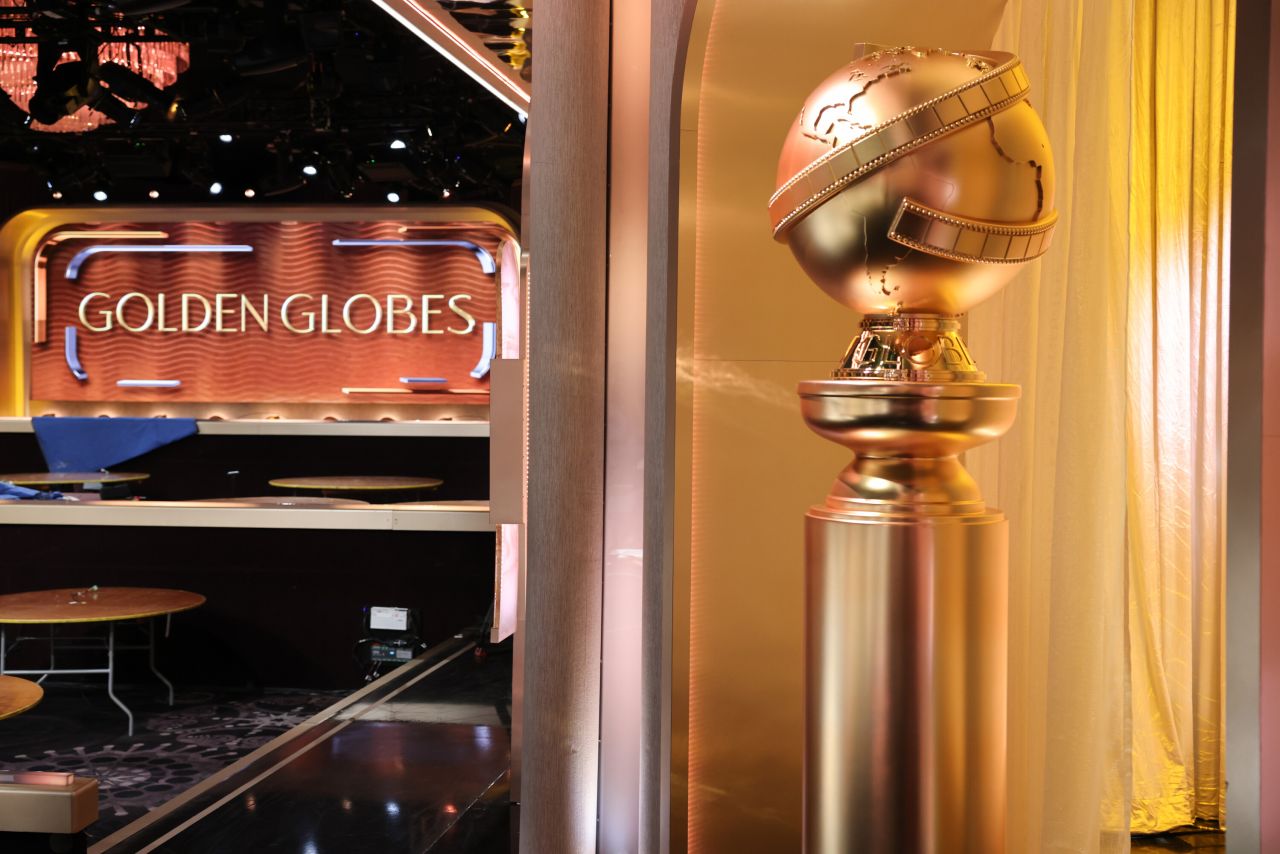 A Golden Globe Award statue will be on display during preview day on January 2nd.