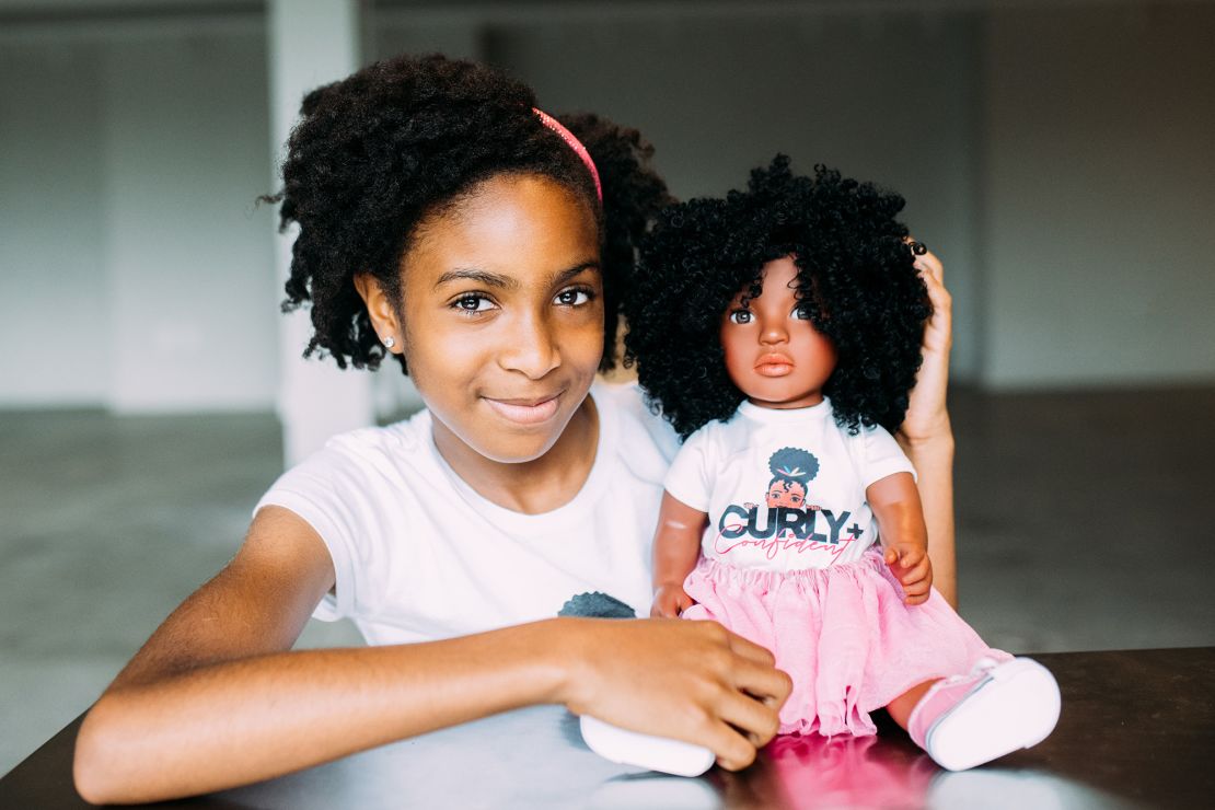 After not being able to find dolls with hair like hers, Zoe became CEO of her own company selling dolls that have relatable skin tones and hair like her.