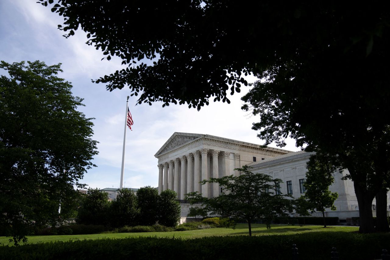 The U.S. Supreme Court is seen on June 1 in Washington, DC. 