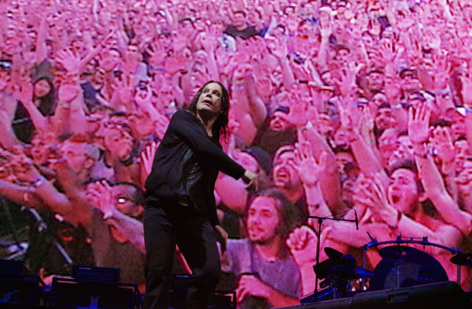 Osbourne appears at the Lollapalooza festival in Chicago in 2012.