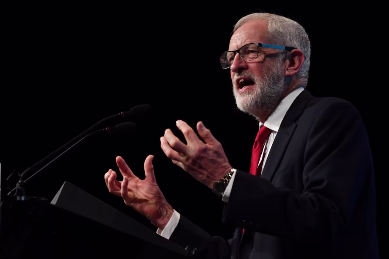 Labour leader Jeremy Corbyn on Tuesday.
