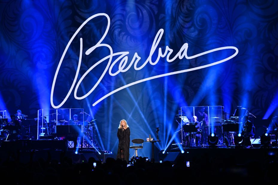 Streisand performs in Chicago in 2019.