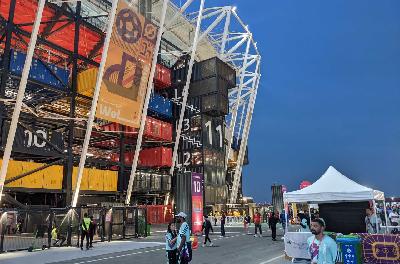 There are 974 shipping containers included in the design of Stadium 974 in Doha, Qatar.