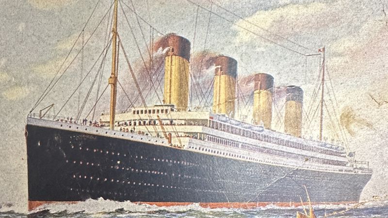 ‘Poignant’ postcard from excited Titanic passenger up for auction