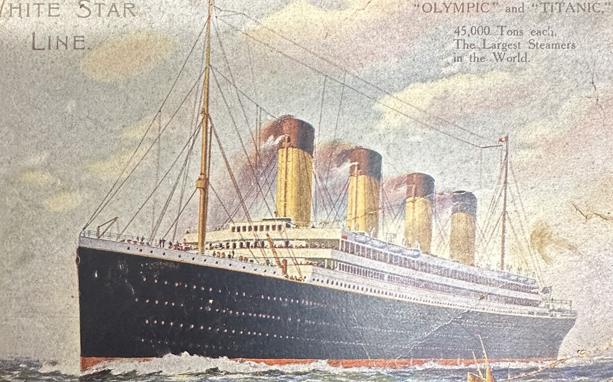 ‘Poignant’ postcard from excited Titanic passenger up for auction