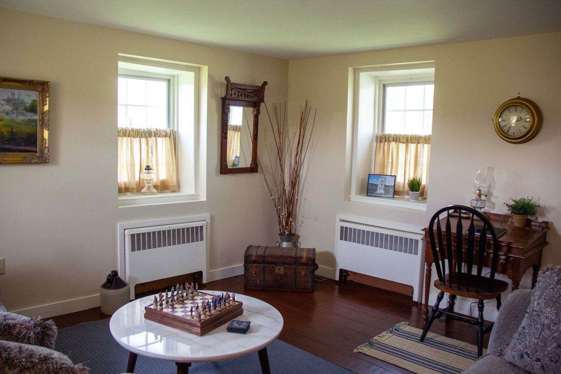 Today, the 1852 Slyder home has central heating and air conditioning.