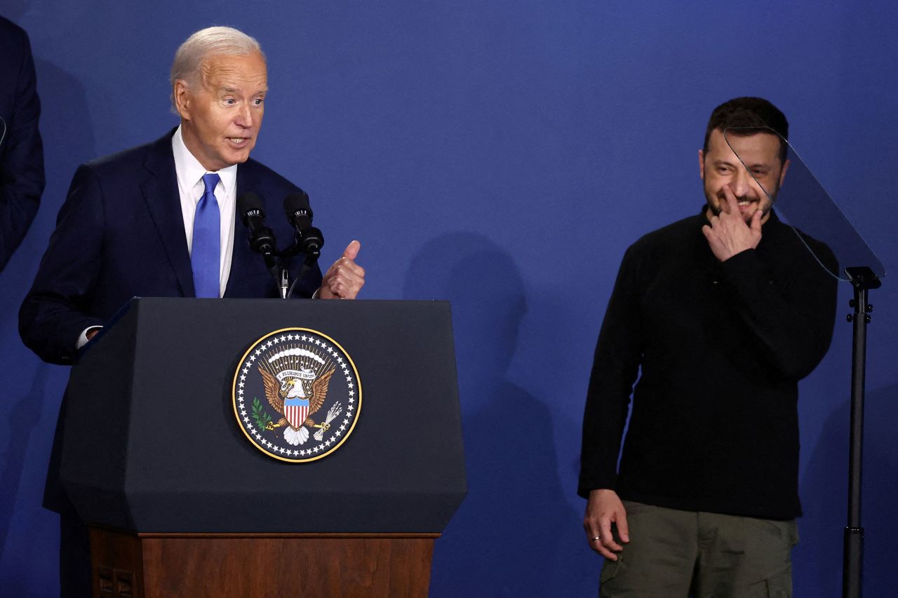 President Joe Biden accidentally called Ukrainian President Volodymyr Zelensky "President Putin" while speaking at a Ukraine Compact meeting on Thursday in Washington, DC.