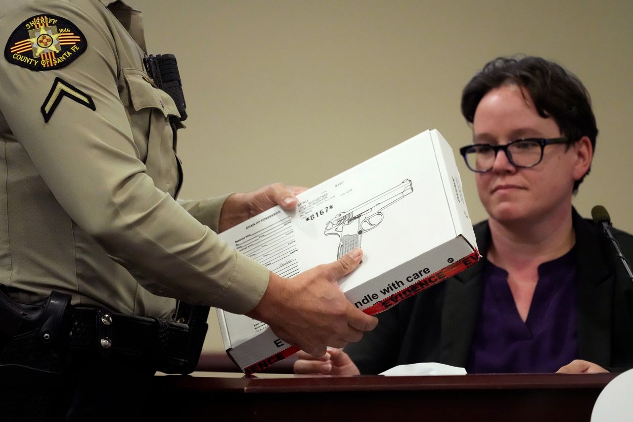 Marissa Poppell testifies in court on Wednesday, July 10, in Santa Fe, New Mexico. 