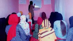 Girls in Afghanistan learn in secret classes operating under a strict security protocol established by a group in Australia.