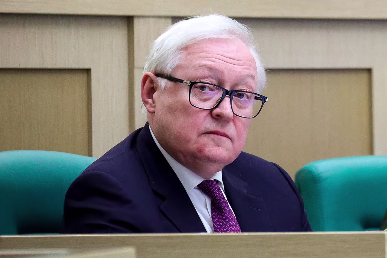 Sergei Ryabkov attends a session of the Federal Assembly in Moscow, Russia, on Wednesday, April 12.