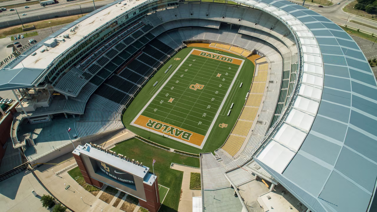 McLane Stadium at Baylor University in Waco, Texas