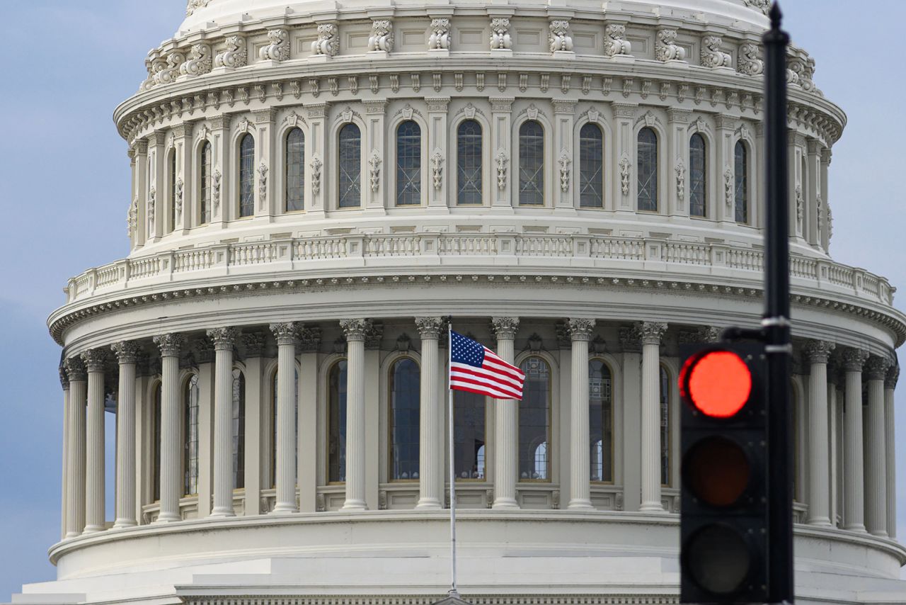 The US Capitol in Washington, DC, on October 9.