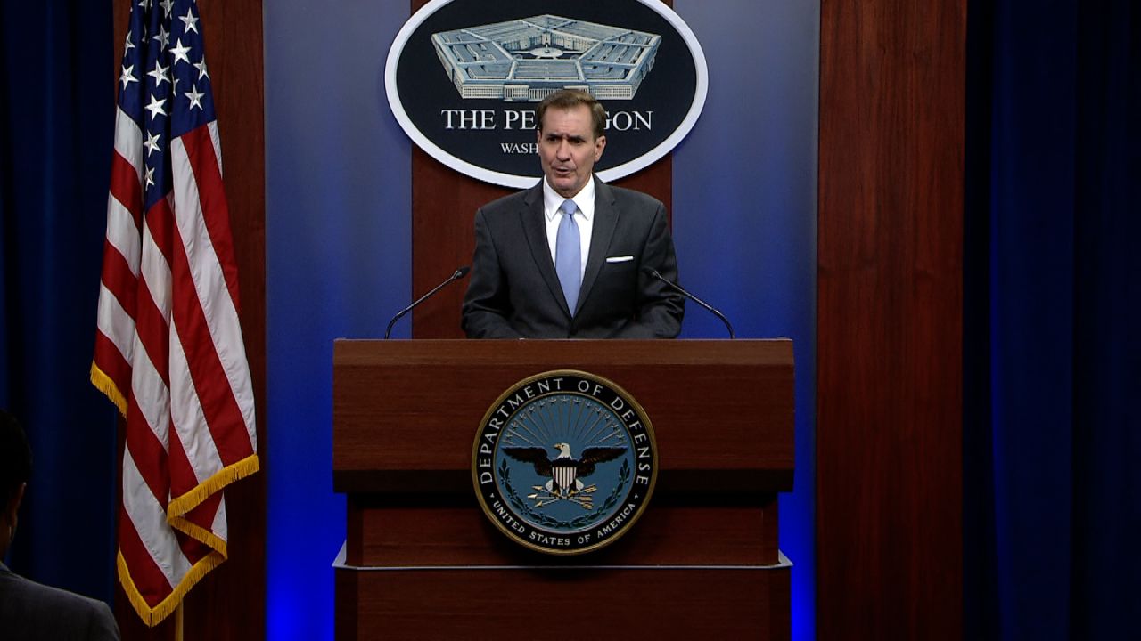 Pentagon press secretary John Kirby.