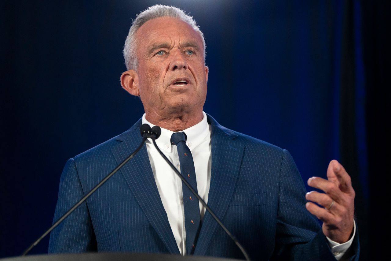 Robert F. Kennedy Jr. delivers remarks on August 23 in Phoenix.?