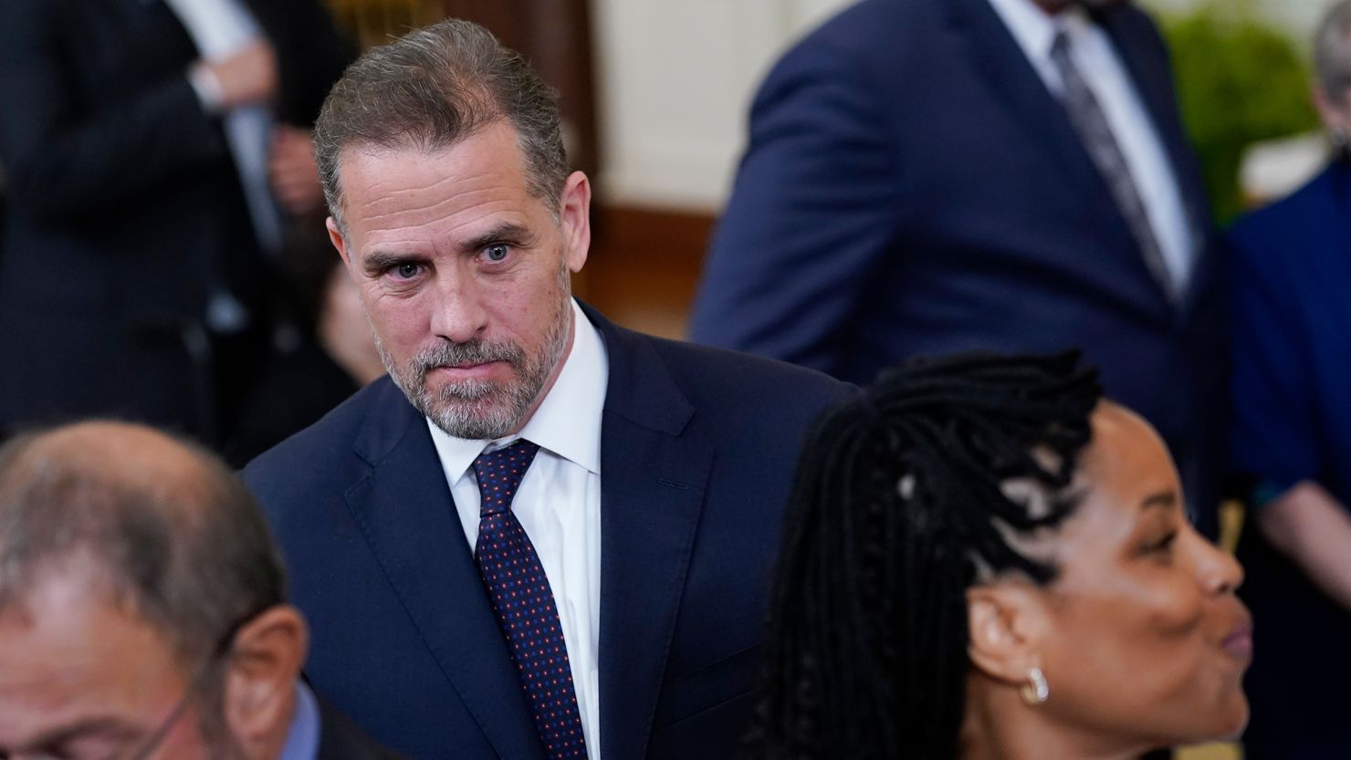 Hunter Biden leaves after President Joe Biden awarded the Presidential Medal of Freedom to 17 people during a ceremony in the East Room of the White House in Washington, DC, in July 2022.