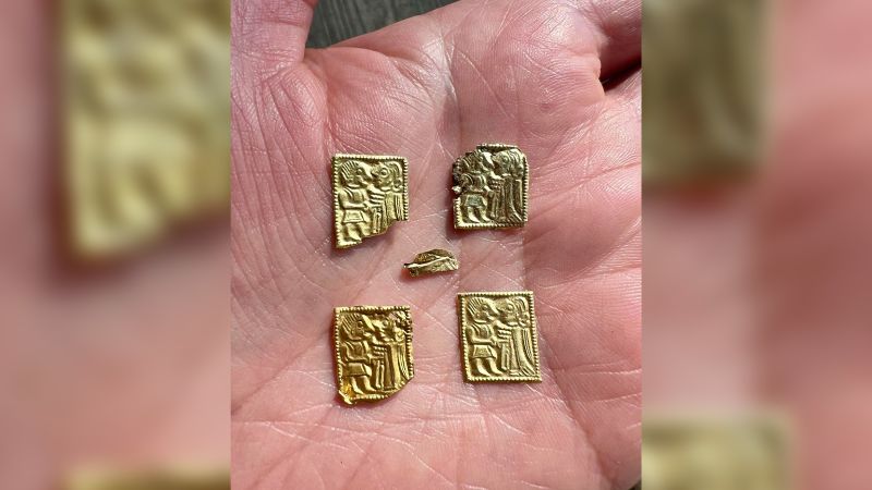 Enigmatic Gold Foil Figures Unearthed in Norway: Unveiling the Secrets
