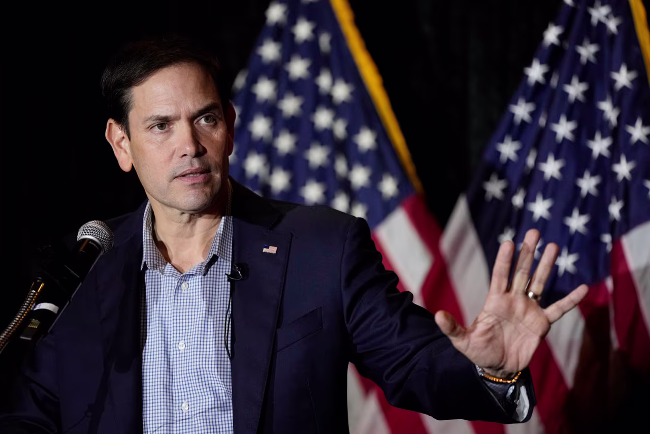 Sen. Marco Rubio speaks at a campaign rally in West Miami on October 9. 