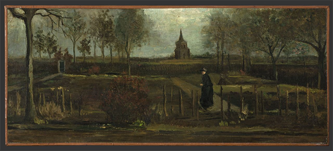 Vincent van Gogh’s?"The Parsonage Garden at Nuenen in Spring"