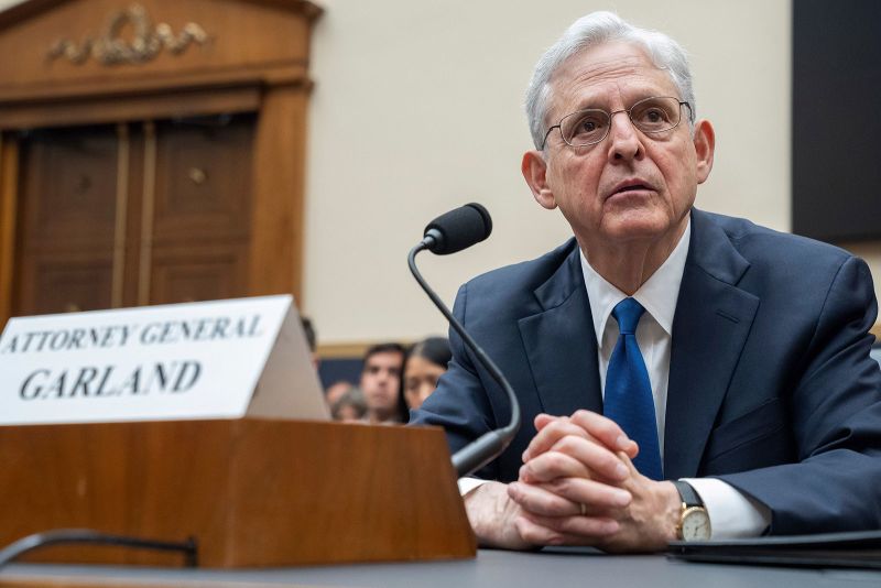 Merrick Garland contempt vote over refusal to turn over Joe Biden audio CNN Politics
