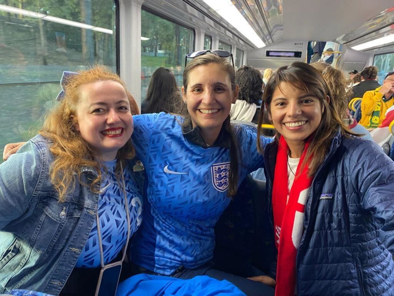 (From left to right) Louise Nussac, Rachel Montavon and Monica Gomez hadn't met before the World Cup.