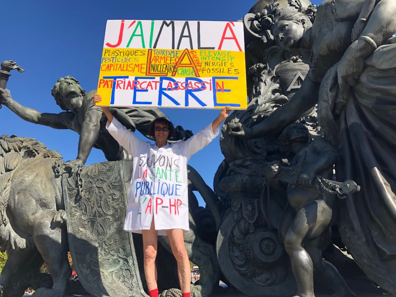 Jean-Baptiste Redde at the Paris rally.