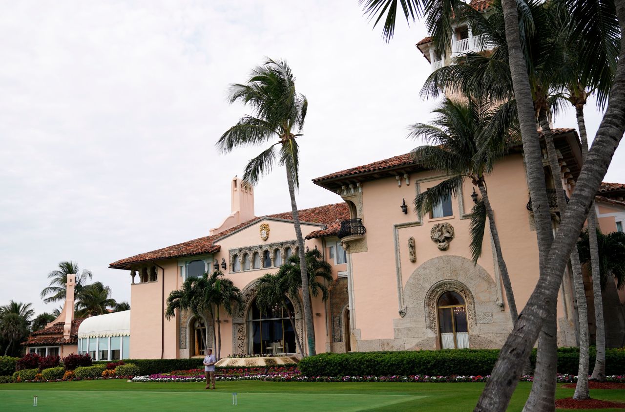 S President Donald Trump's Mar-a-Lago resort in Palm Beach, Florida