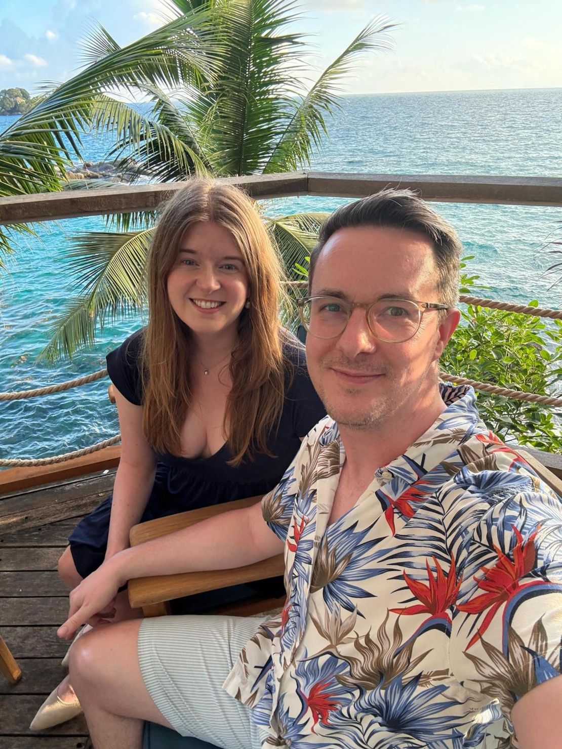 Here's Billie and Richard enjoying their Honeymoon in the Seychelles.