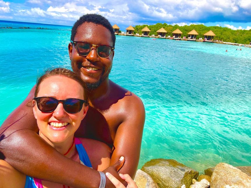 Hannah and Anesu moved in together about a year after they met.