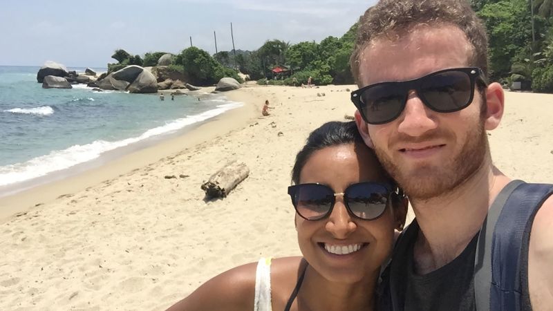 He spoke to a woman at a bus stop on vacation. Here’s how she became his future wife | CNN