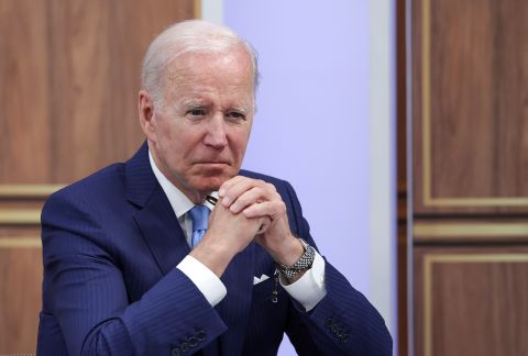 President Joe Biden attends a meeting on June 1, in Washington, DC. 