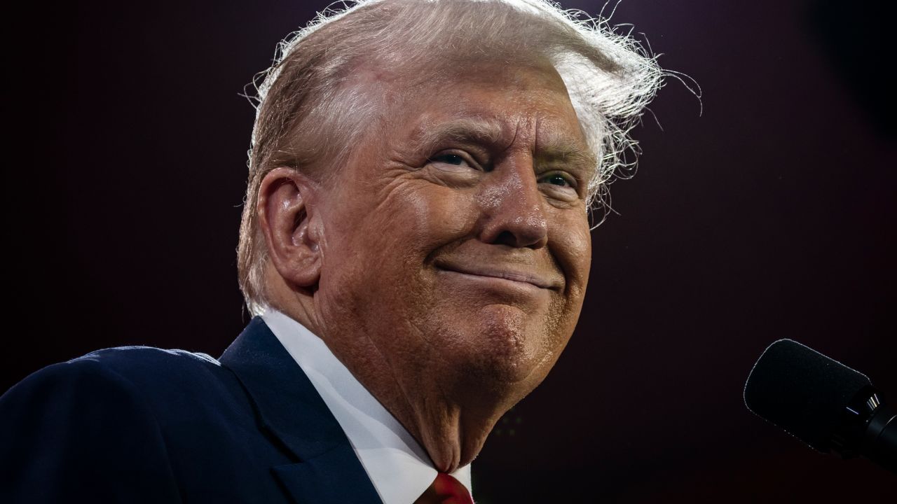 Former President Donald Trump speaks at the Faith & Freedom Coalition's Road to Majority Policy Conference in Washington, DC, on Saturday.