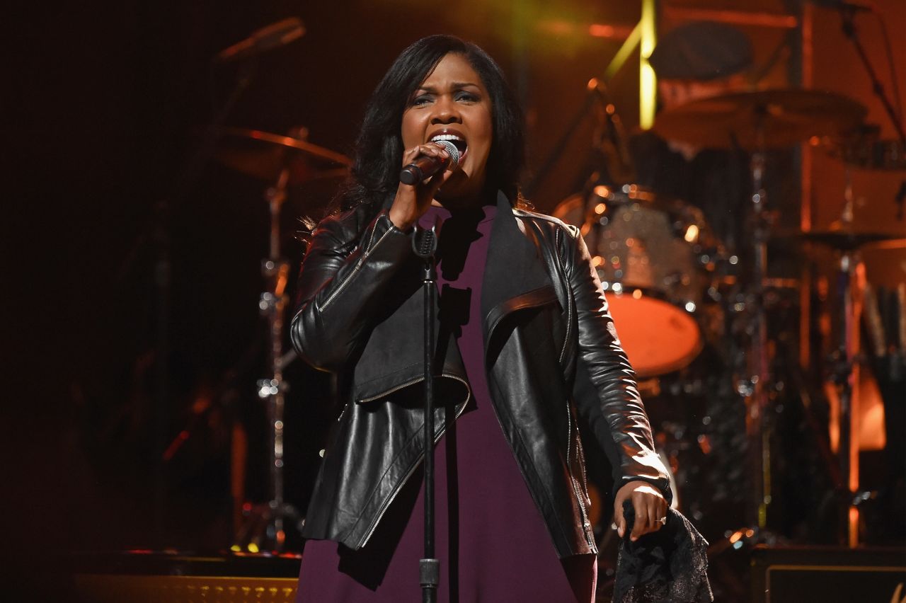 In this file photo, CeCe Winans performs onstage during "Love Rocks NYC! A Change is Gonna Come: Celebrating Songs of Peace, Love and Hope" on March 9, 2017 in New York City. 