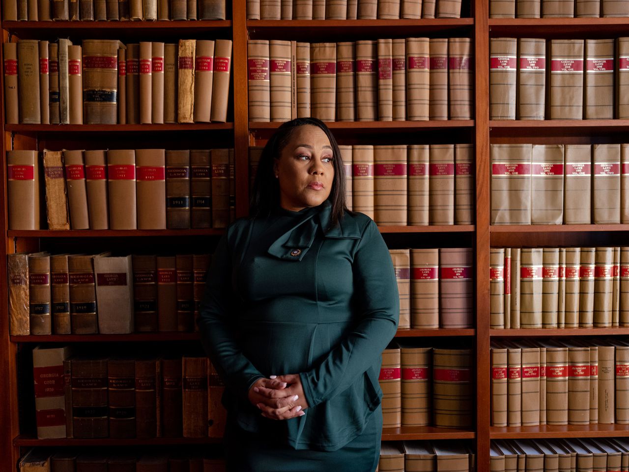 Fani Willis, the District Attorney of Fulton County, Georgia inside her office chambers in the Fulton County Justice Center Tower in Atlanta, Georgia on Tuesday, September 20, 2022.