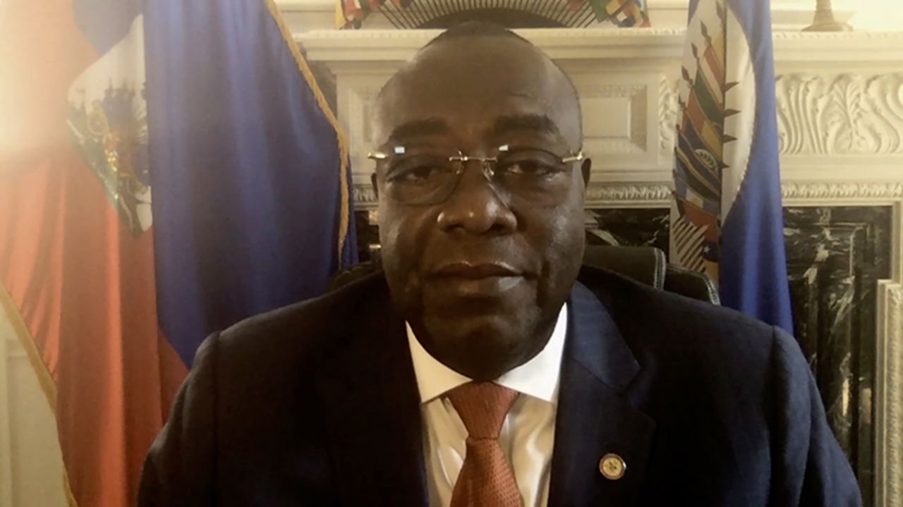  Haitian ambassador to the US Bocchit Edmond